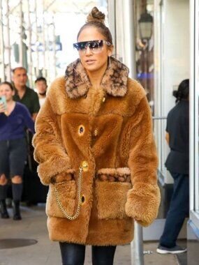 Coach x Jennifer Lopez Signature Fur Shearling Coat NWT - Size S